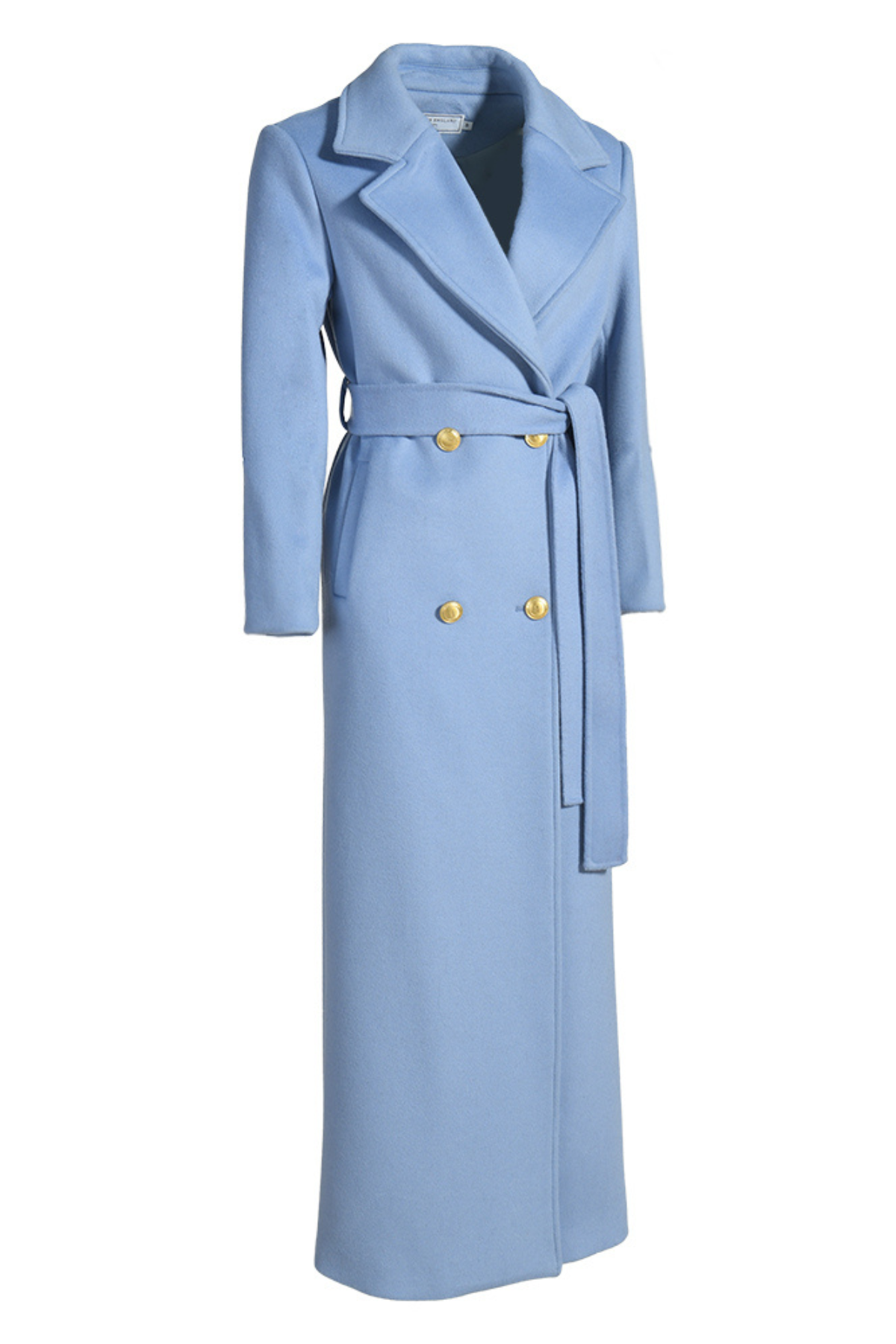 Mayfair Cashmere Coat Powder Blue