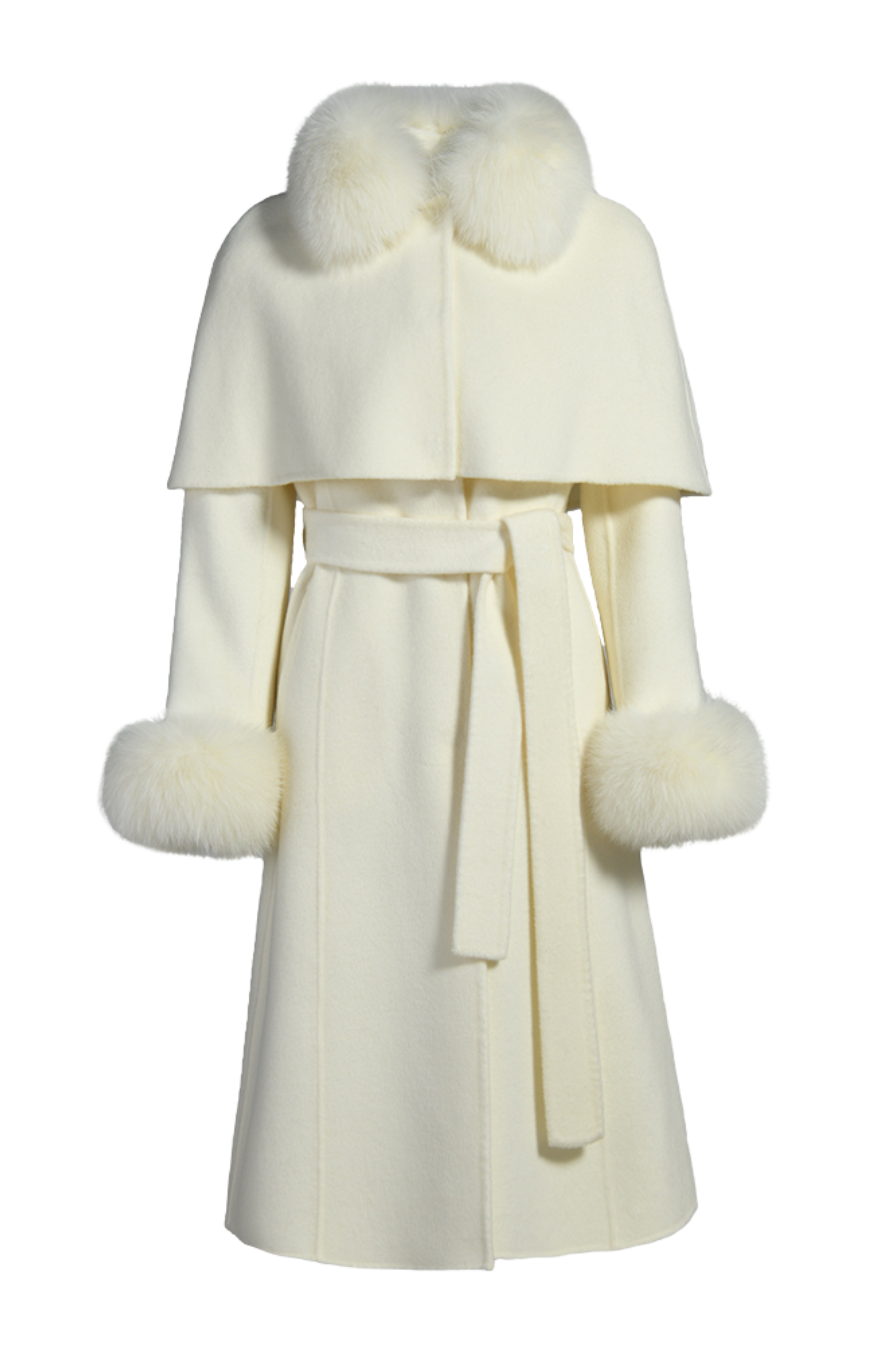 Vivienne Cashmere Coat Ivory
