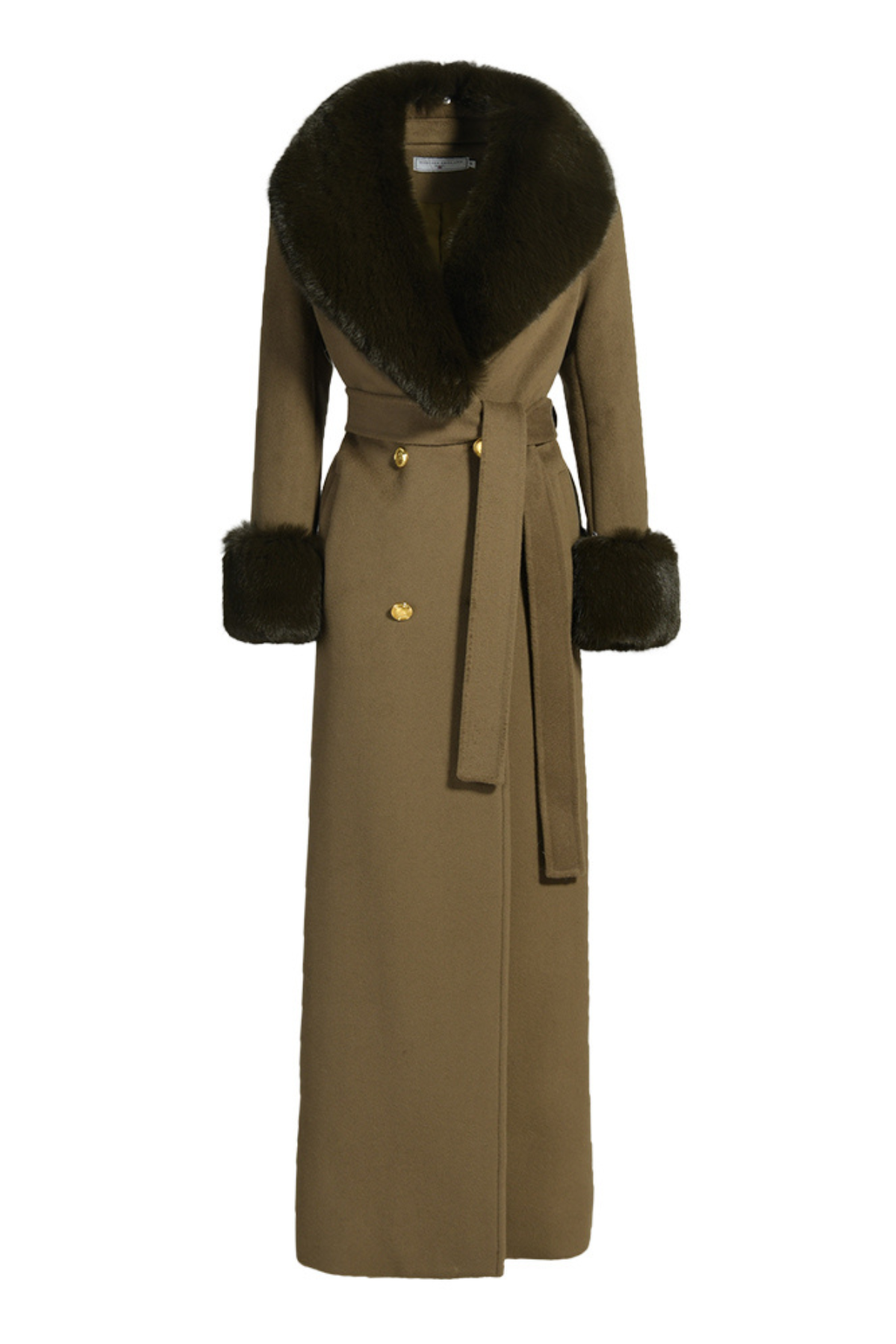 Richmond Cashmere Coat Olive