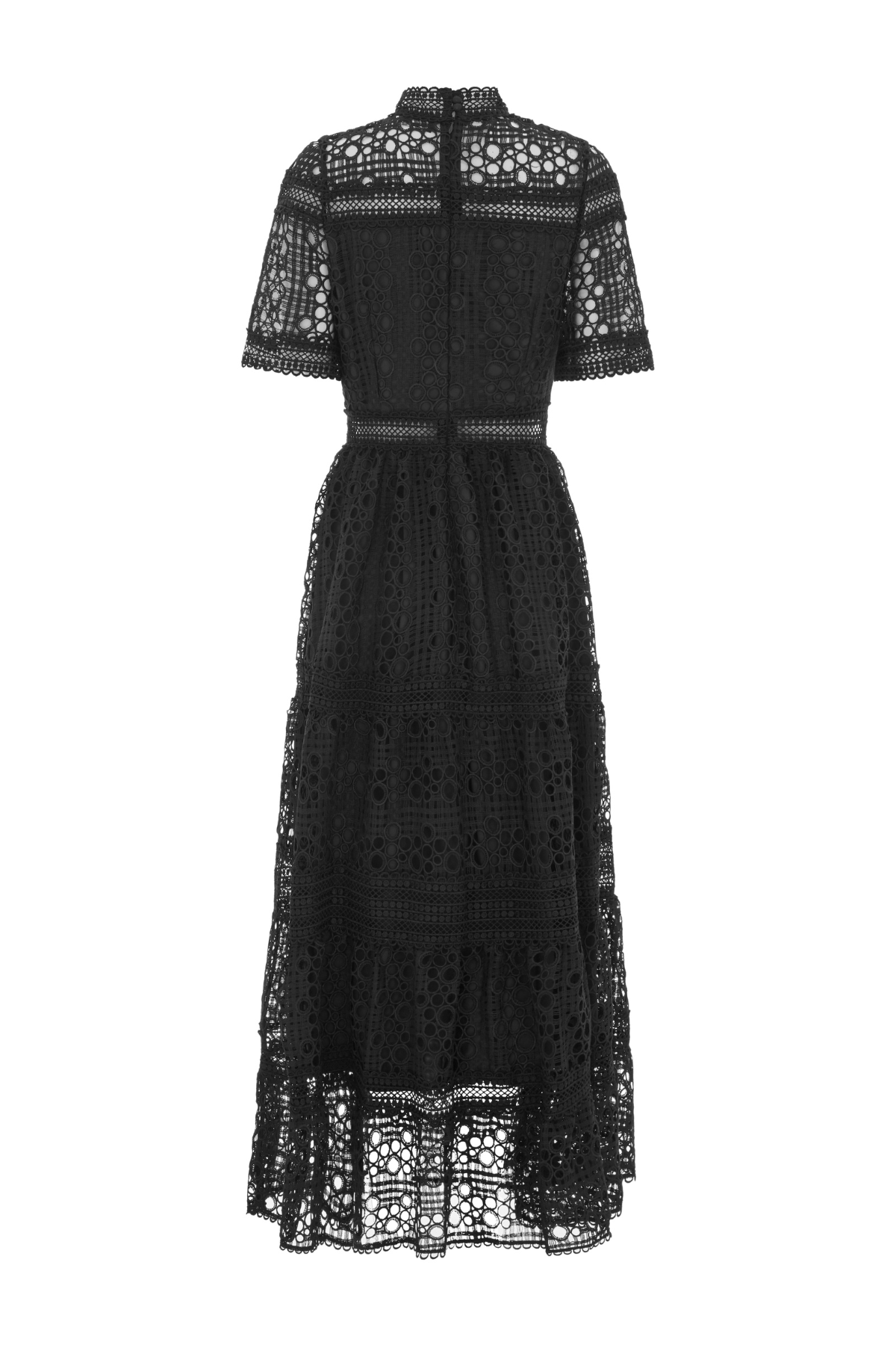 The Badminton Broderie Dress Black