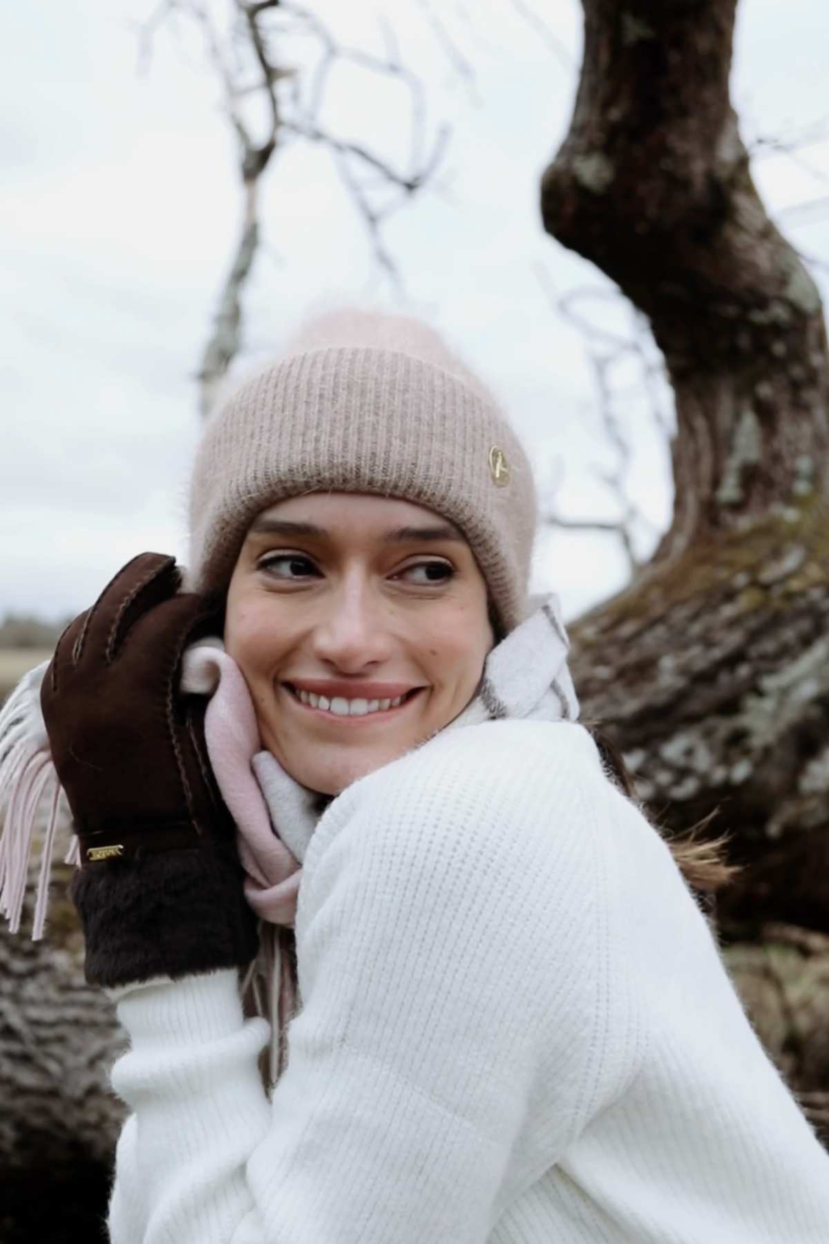 Mohair Fawn Beanie