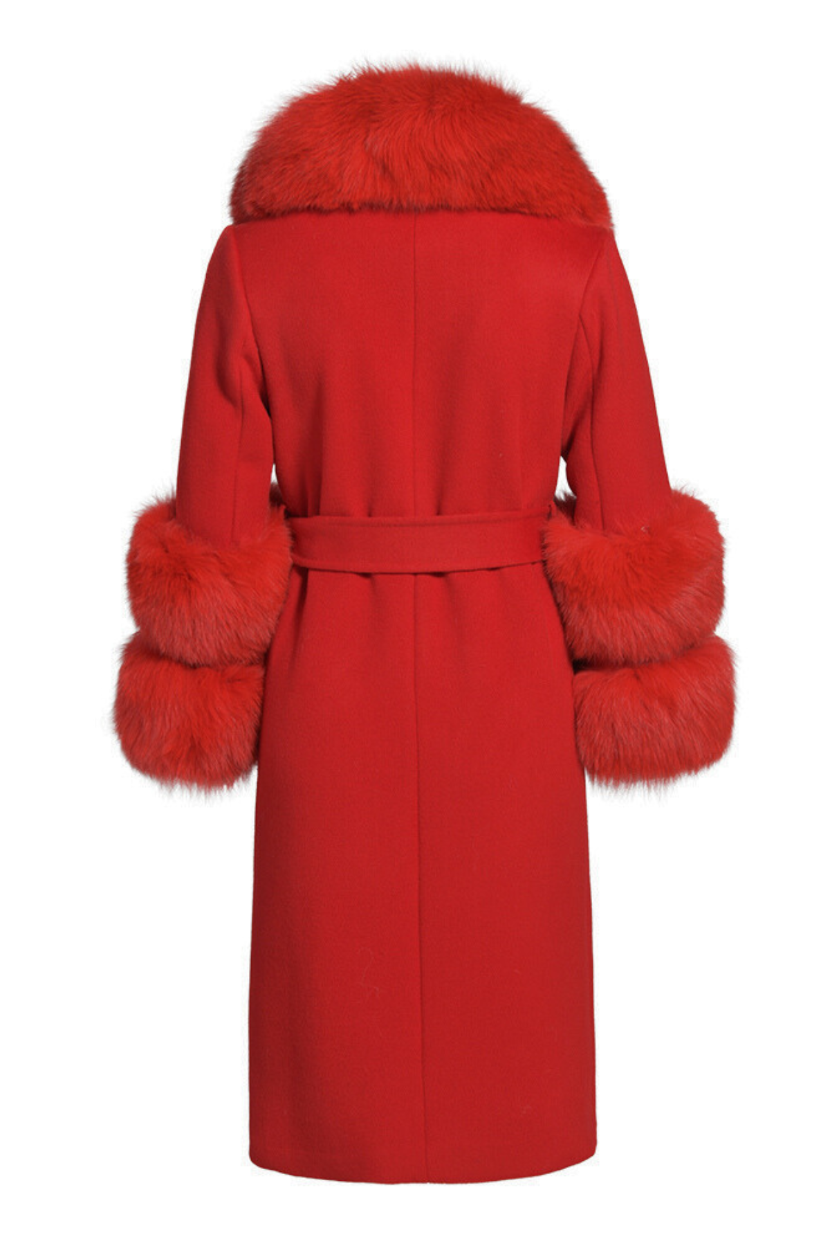 Belgravia Cashmere Coat Big Apple Red