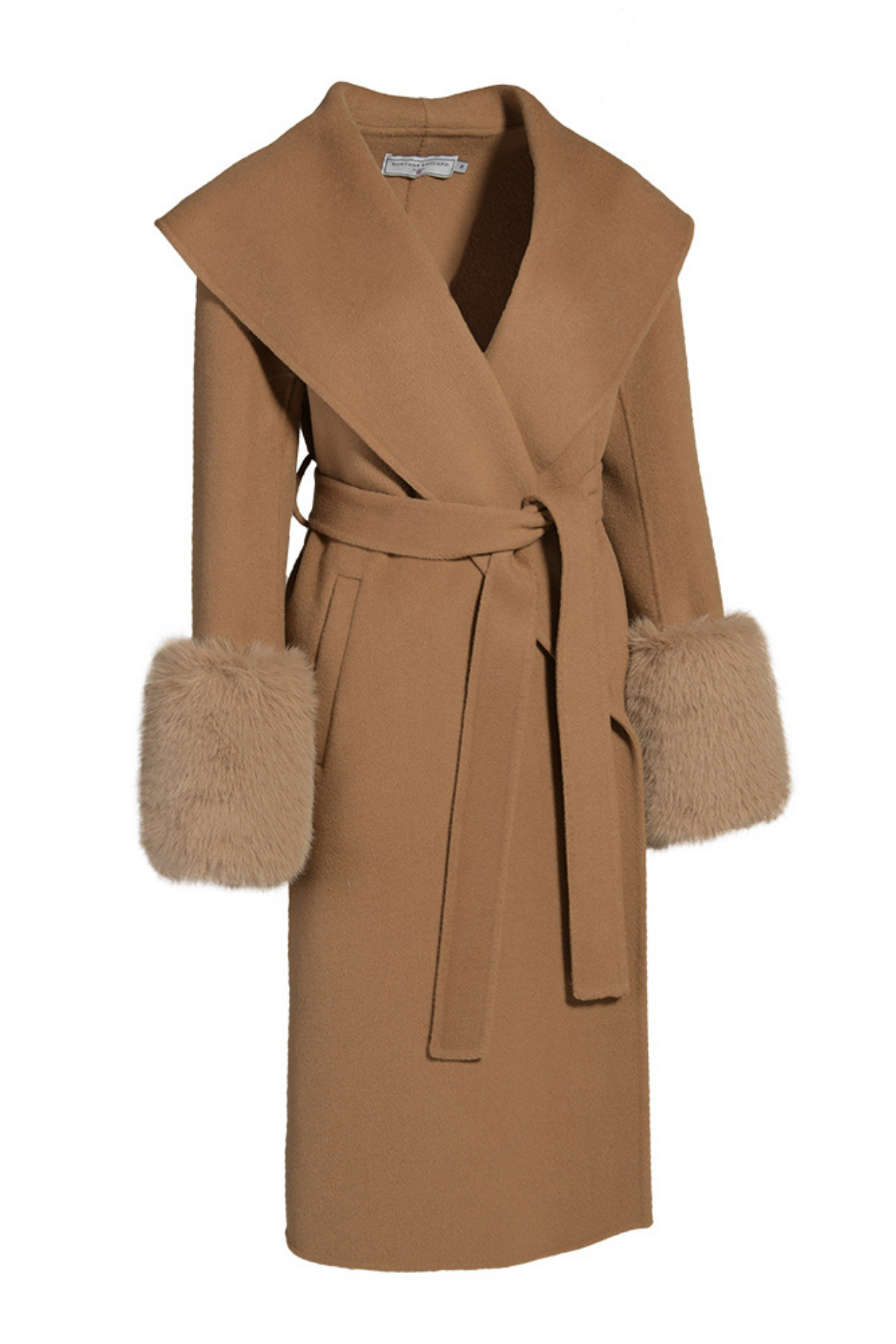 Belmont Cashmere Coat Tan