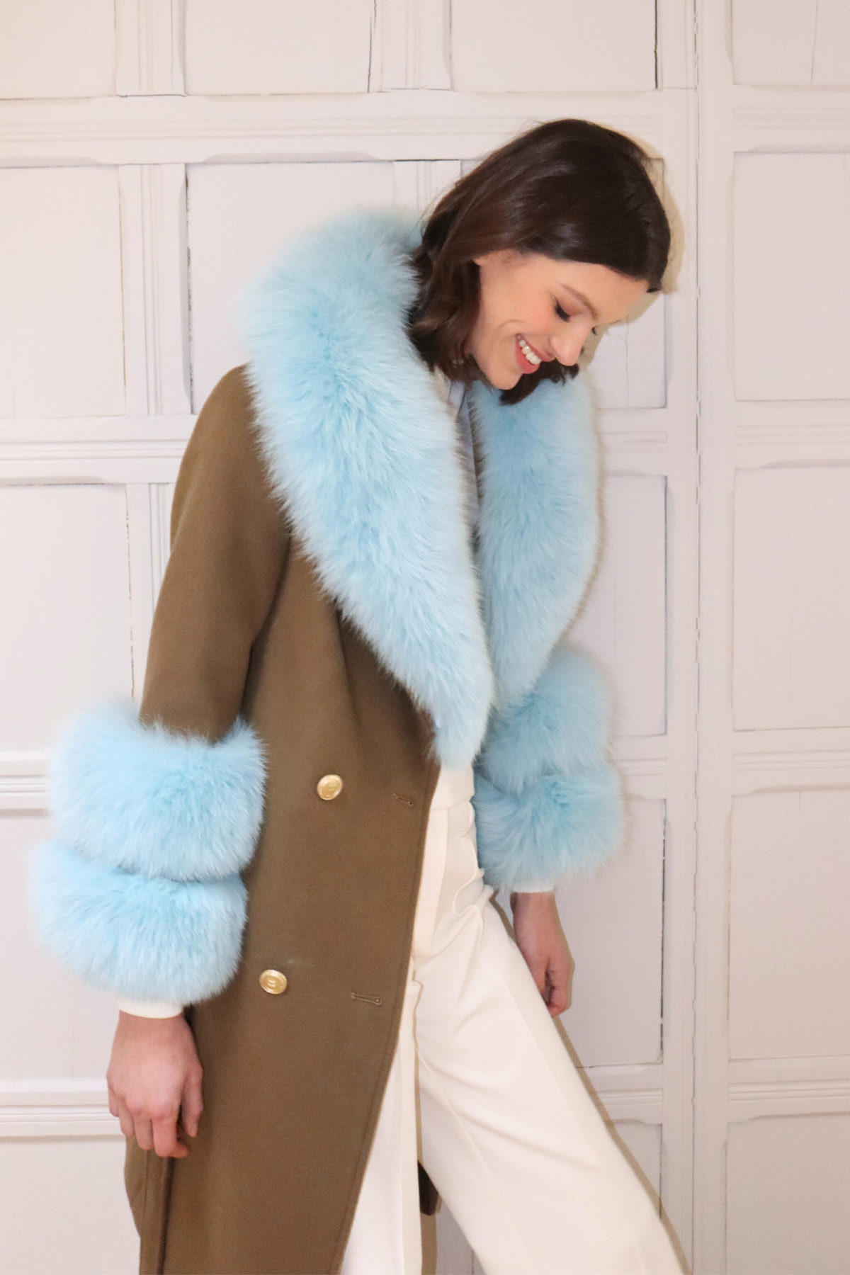 Belgravia Cashmere Coat Olive