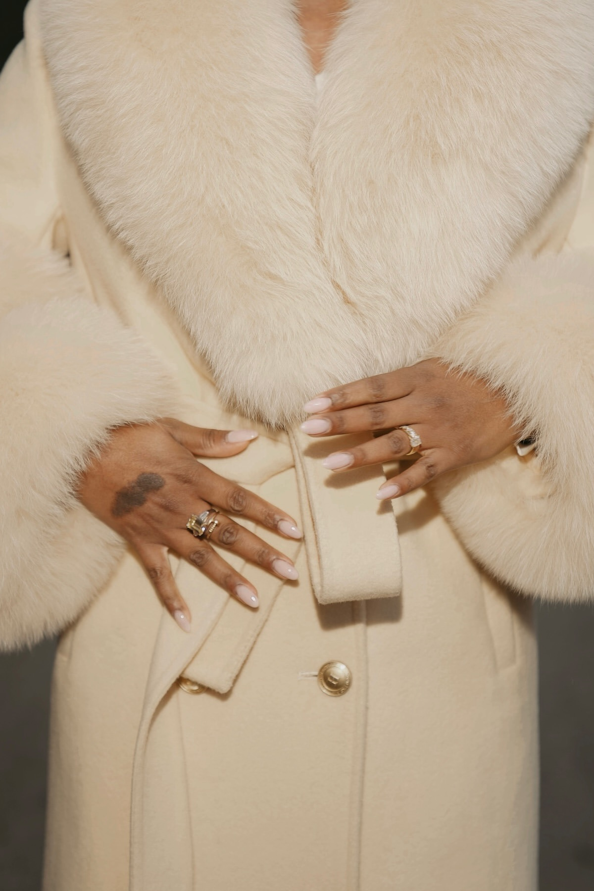 Mayfair Cashmere Coat Butter Yellow