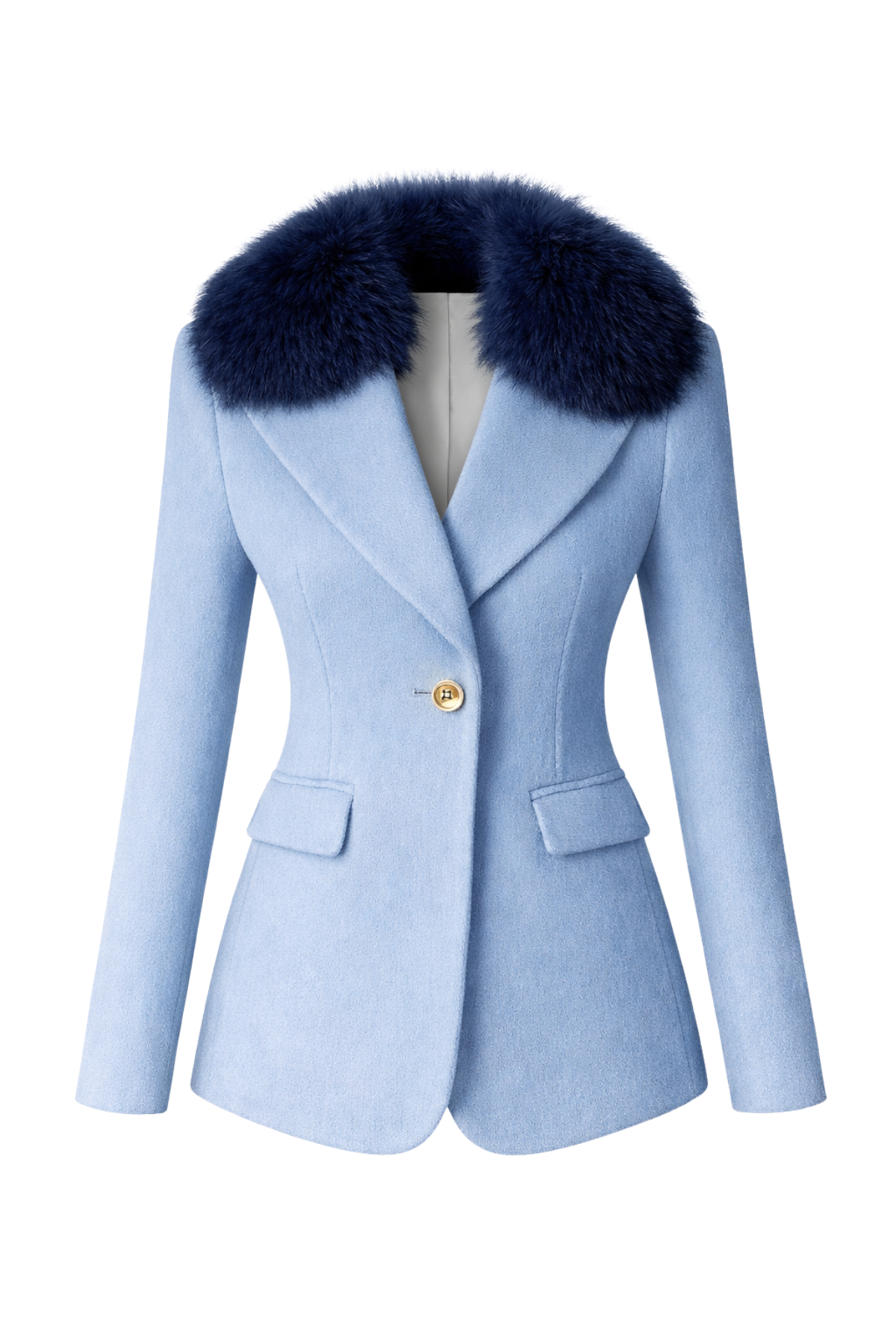 Chatsworth Powder Blue Cashmere Blazer