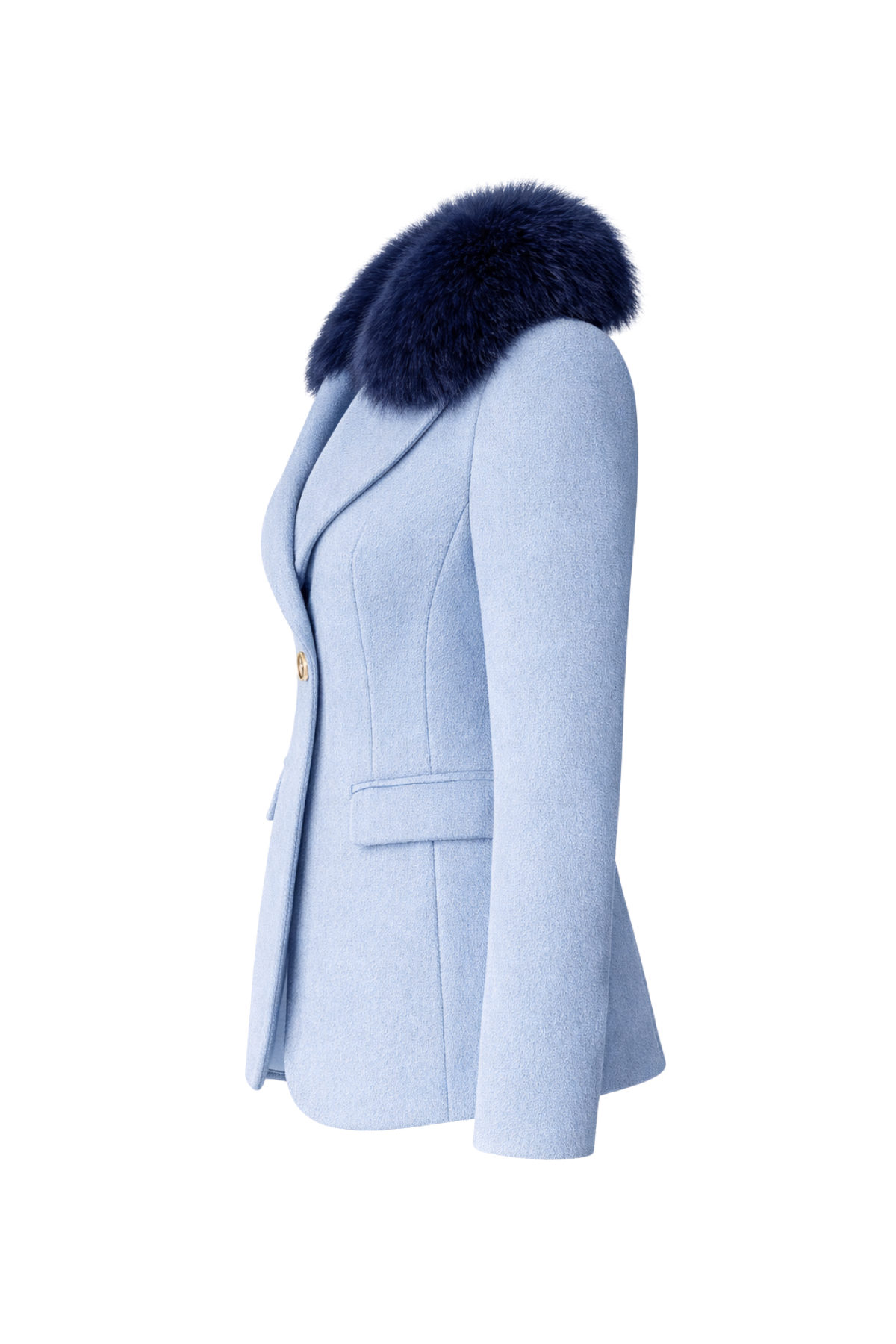Chatsworth Powder Blue Cashmere Blazer