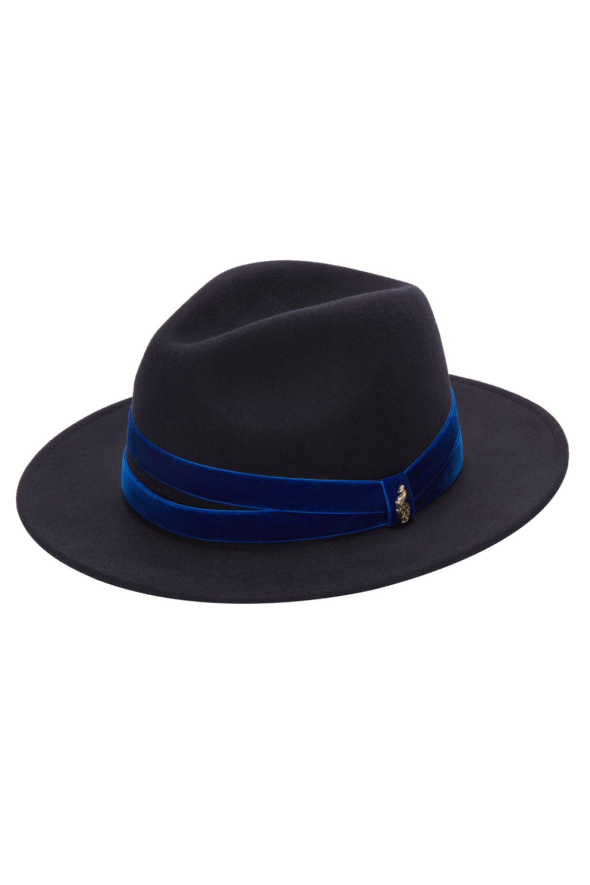 Ascot Wool Fedora Navy