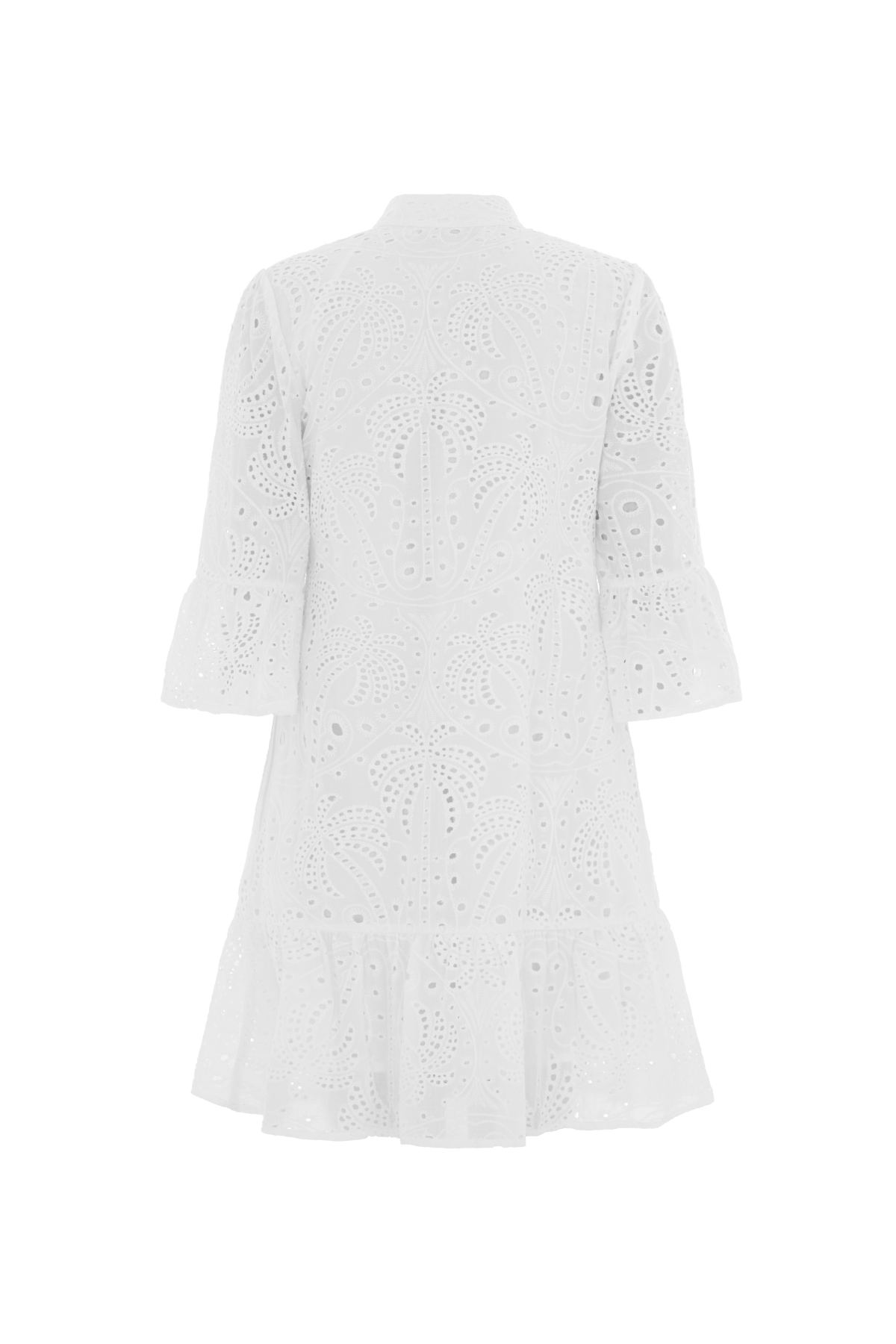 St. Tropez Broderie Mini Dress White