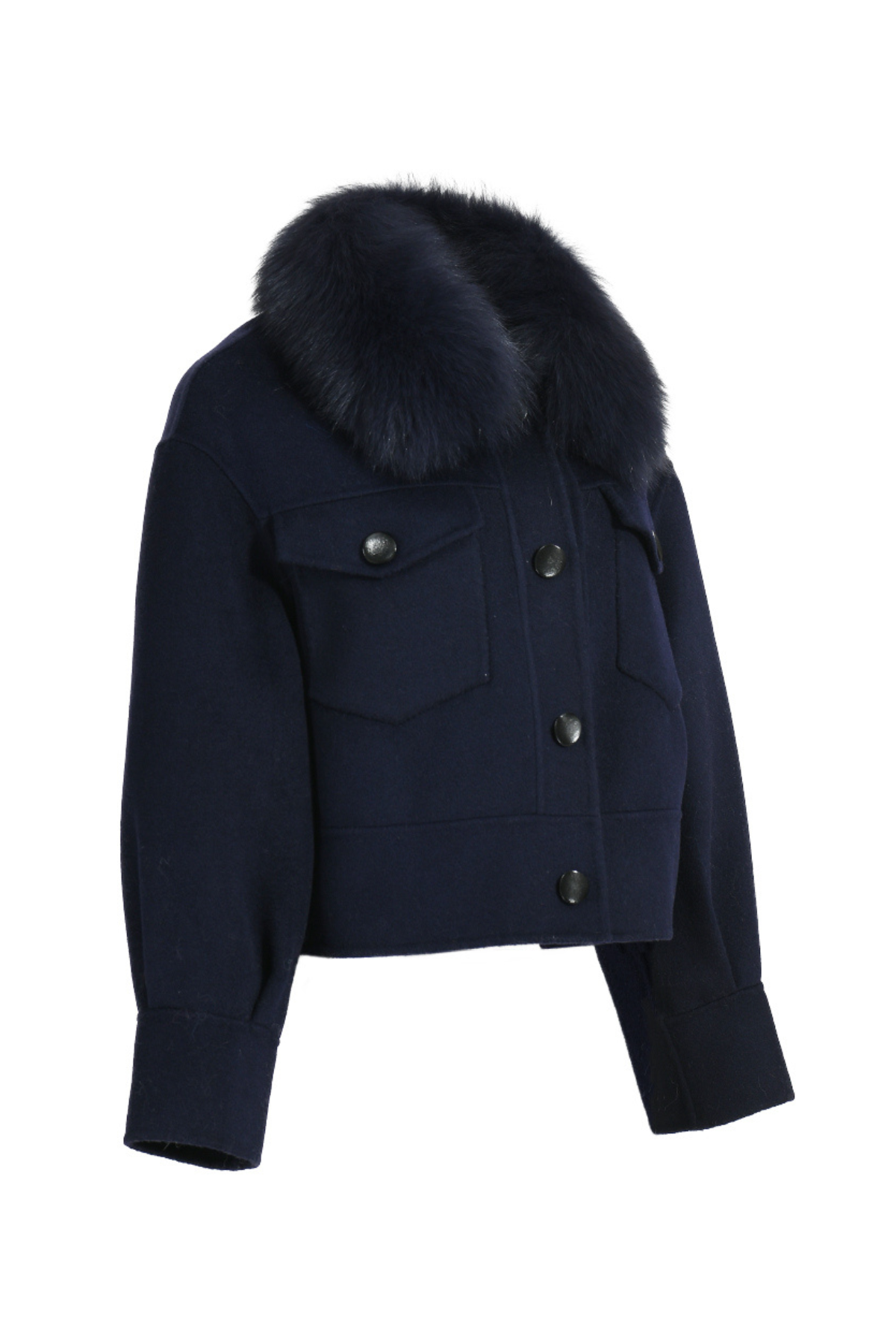SAMPLE Hampstead Cashmere Jacket Navy size 10 & 12