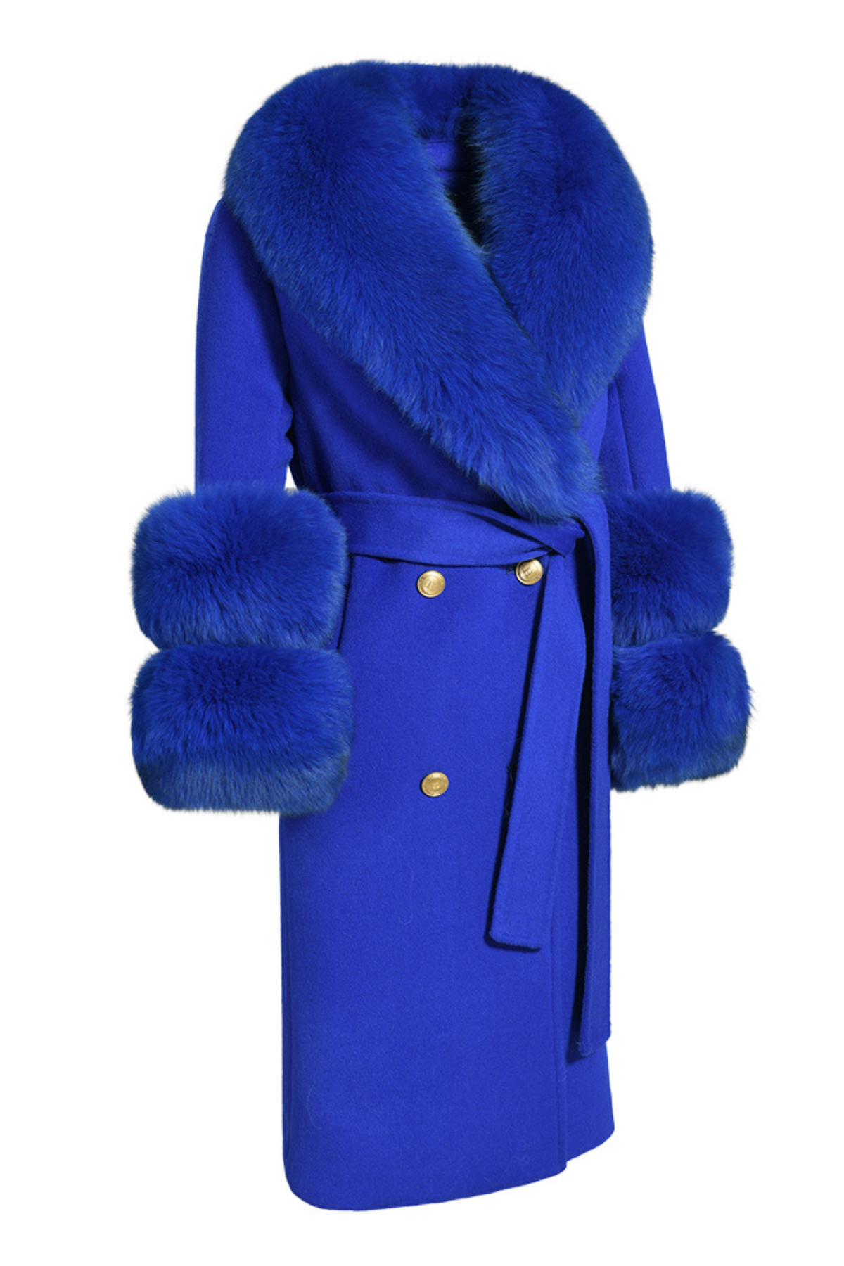 Belgravia Cashmere Coat Royal Blue