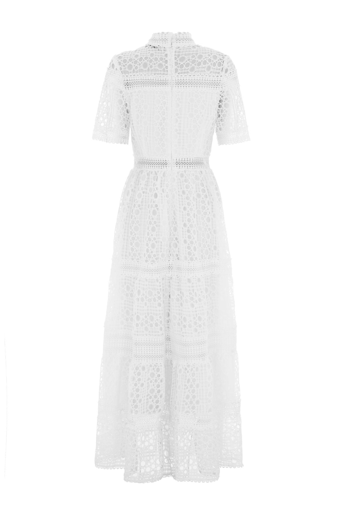 The Badminton Broderie Dress White