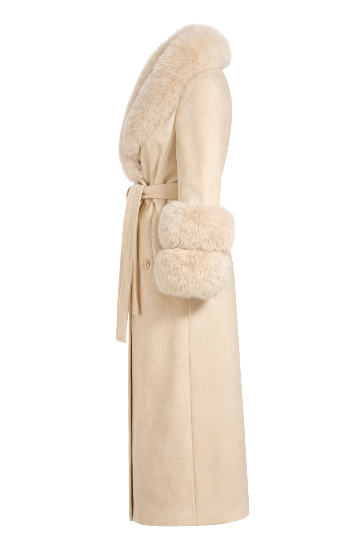 Mayfair Cashmere Coat Beige