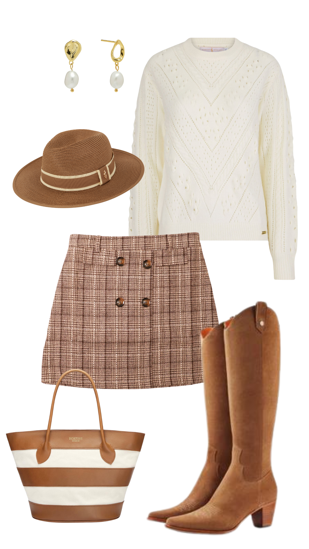 Tetbury Tweed Skirt