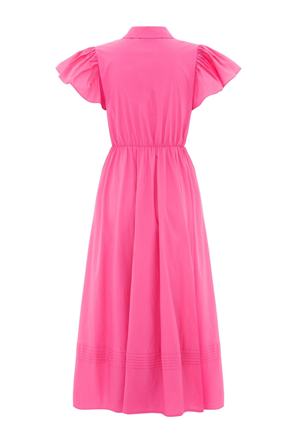 The Henley Maxi Dress Hot Pink