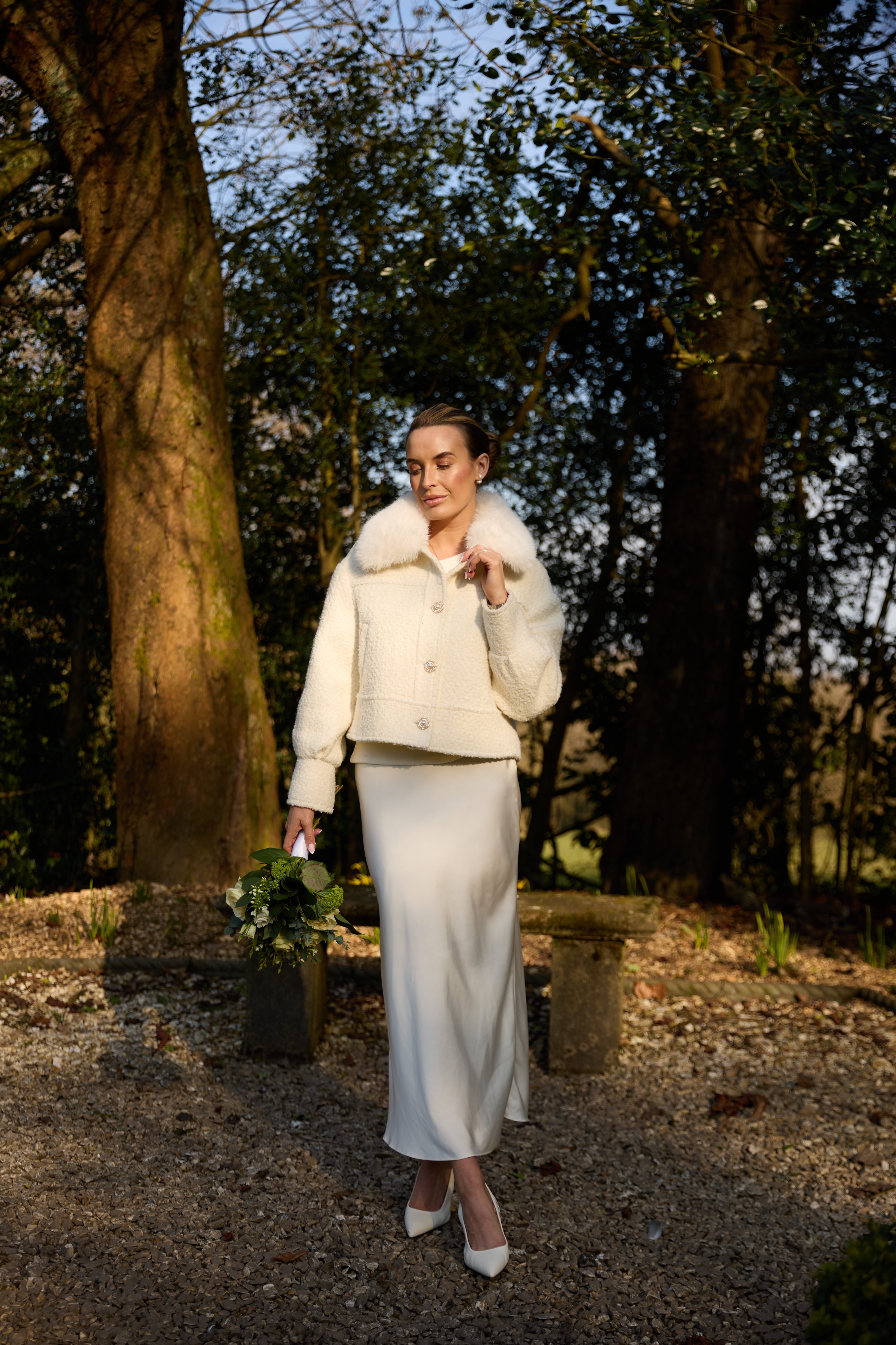 The Hartford Jacket White Tweed