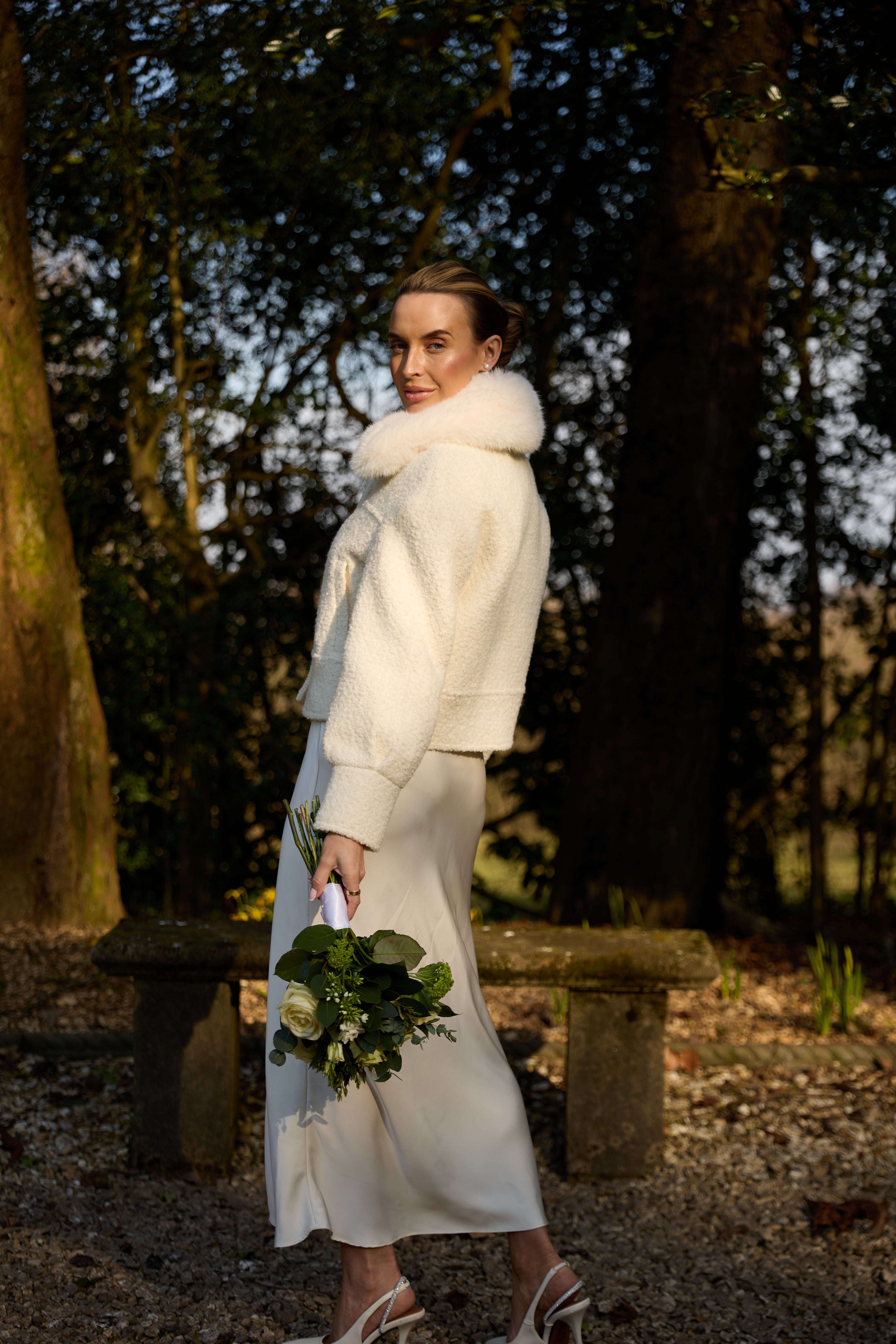 The Hartford Jacket White Tweed