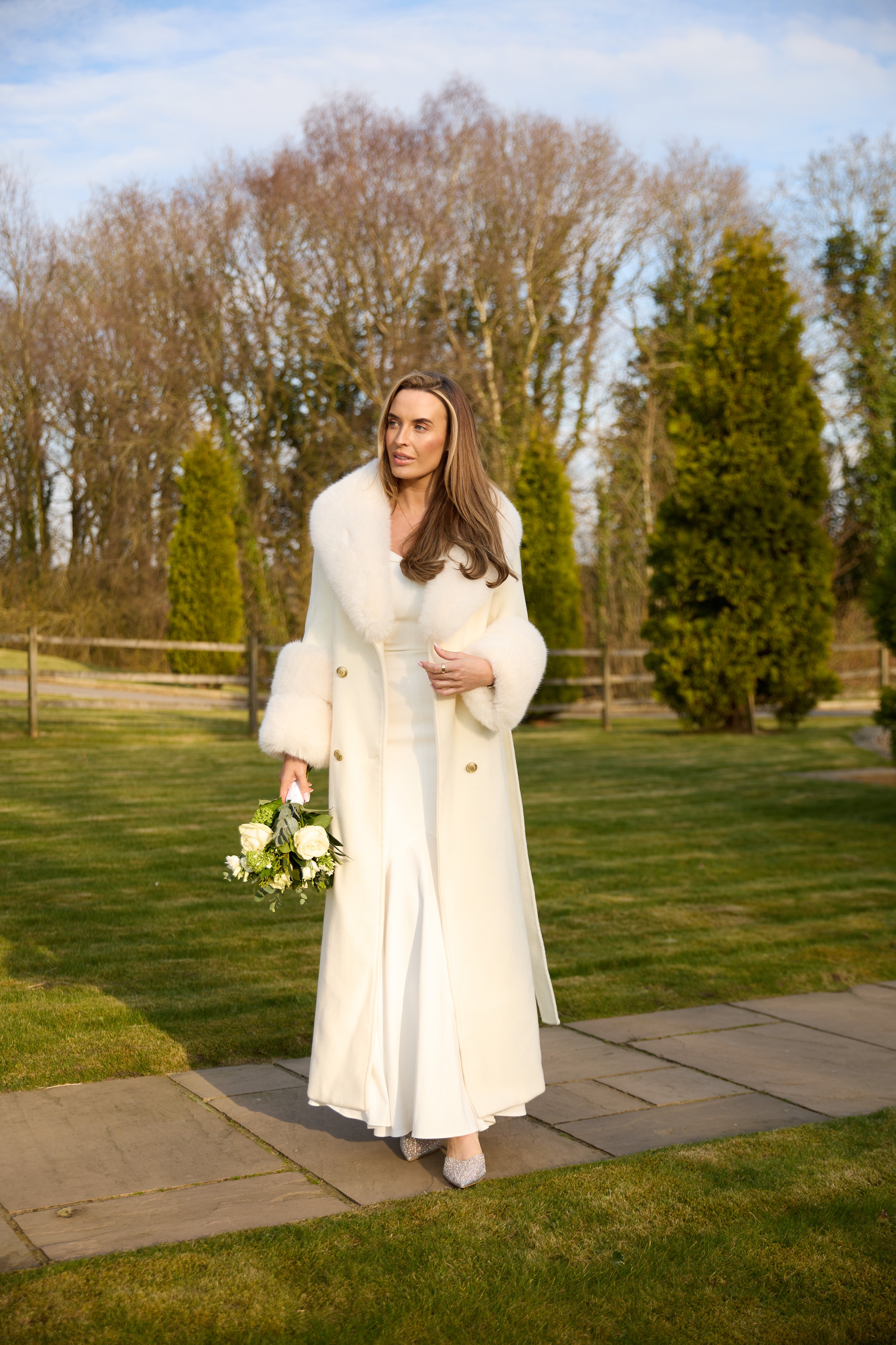 Mayfair Cashmere Coat Ivory