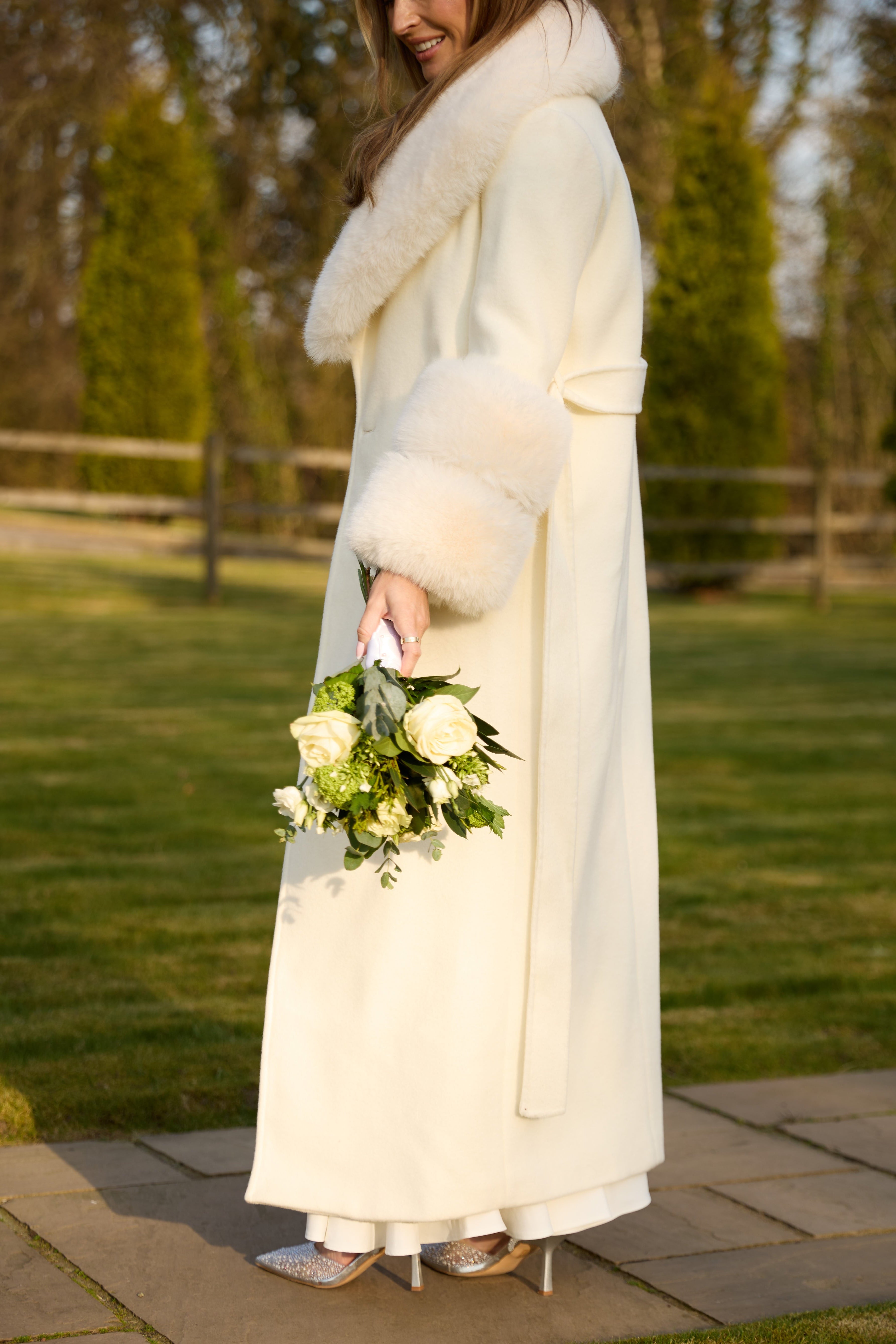 Mayfair Cashmere Coat Ivory