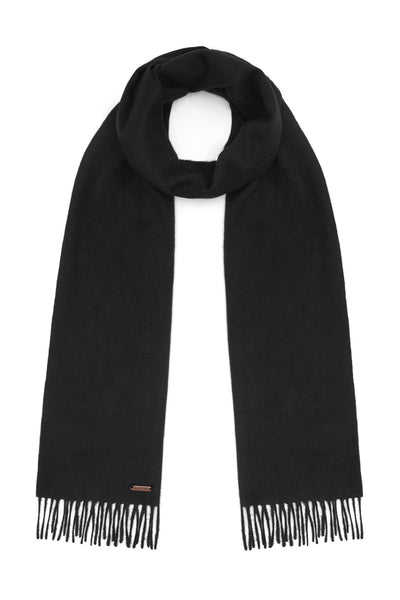The Lindo Lambswool Scarf - Black