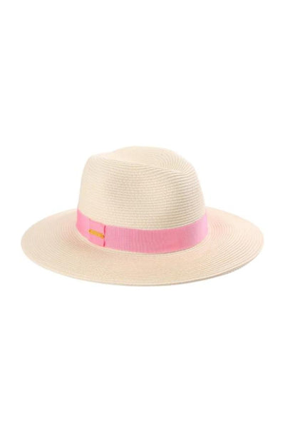 Seaford Fedora Hat - Pink