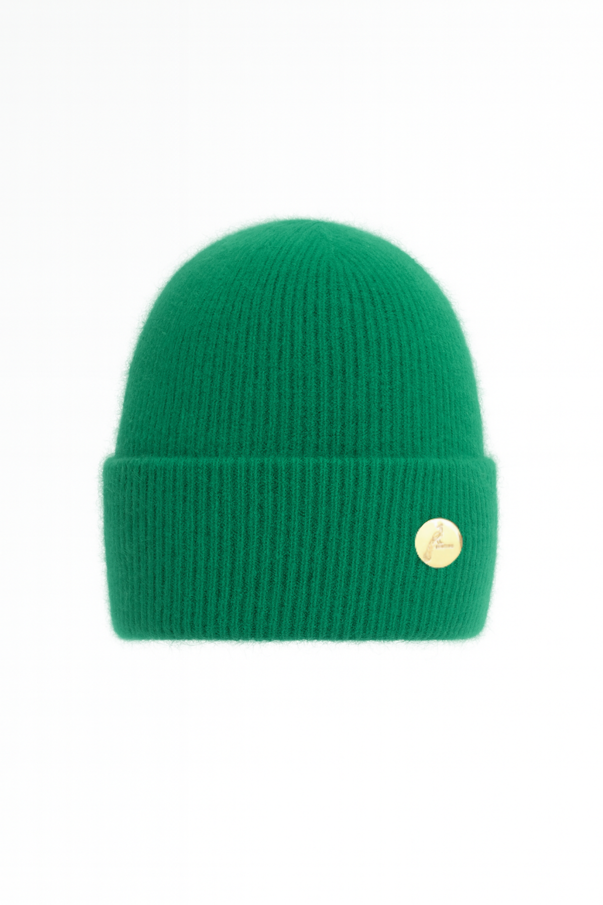 Mohair Emerald Green Beanie