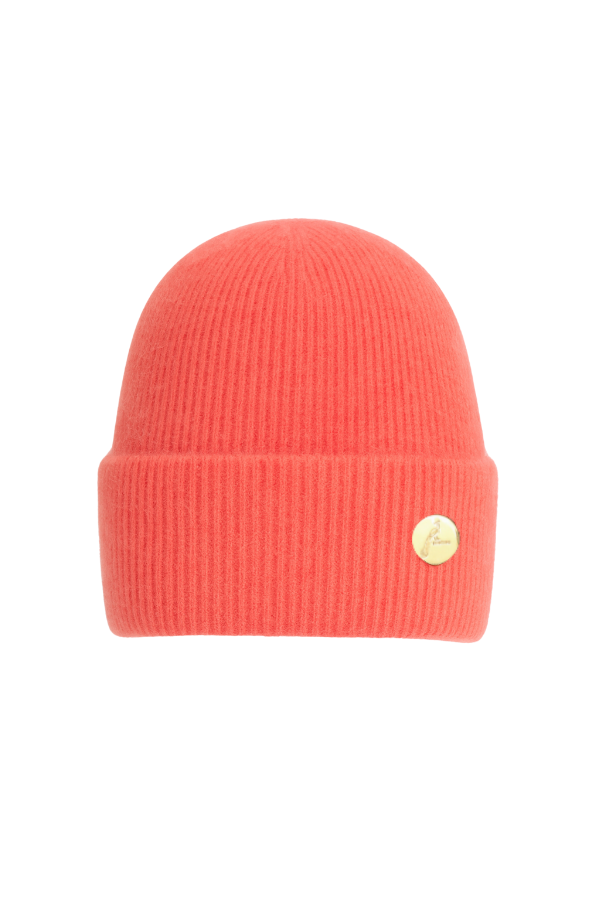Mohair Coral Beanie