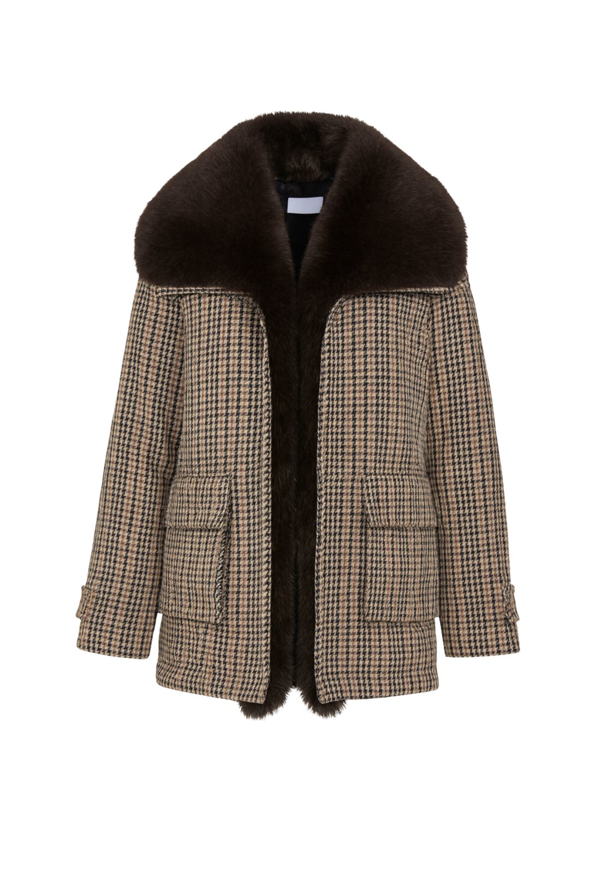 Ashford Tweed Faux Fur Jacket