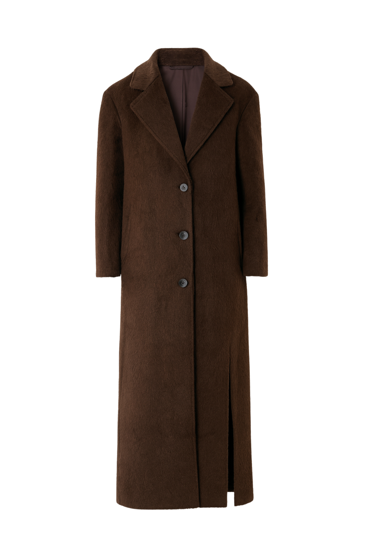 Chatsworth Alpaca Coat Chocolate Brown