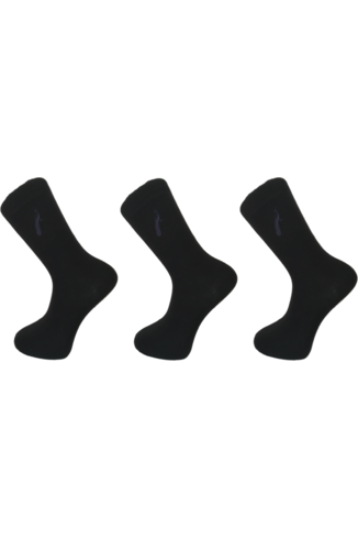 Heritage Black Socks - Set of 3