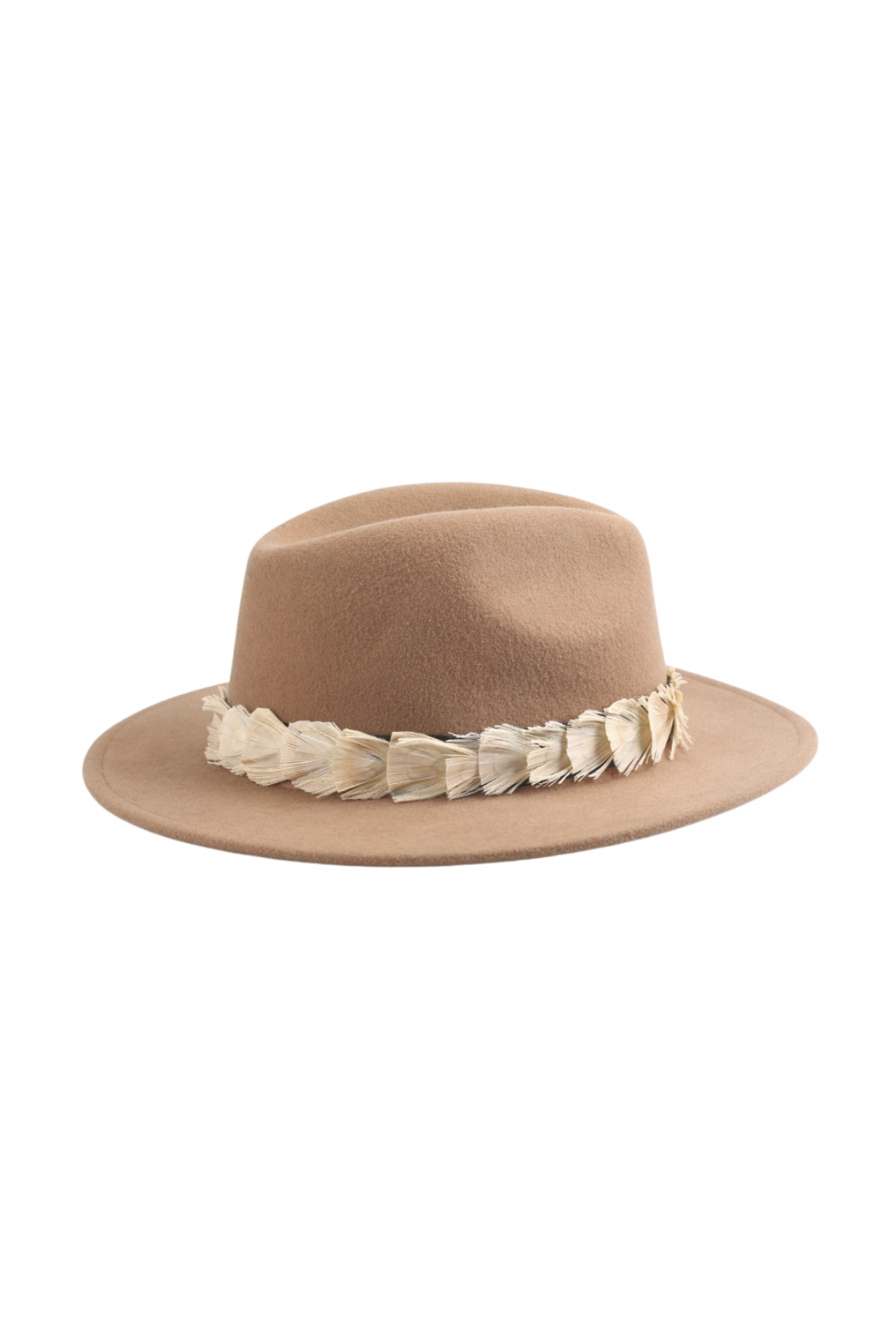 Peacock Fedora Cream