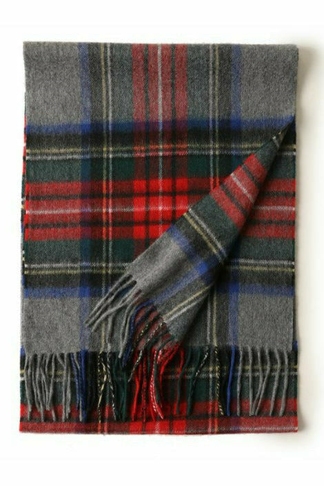 Bamburgh Cashmere Charcoal Scarf