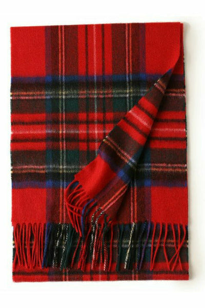 Bamburgh Cashmere Scarf - Red