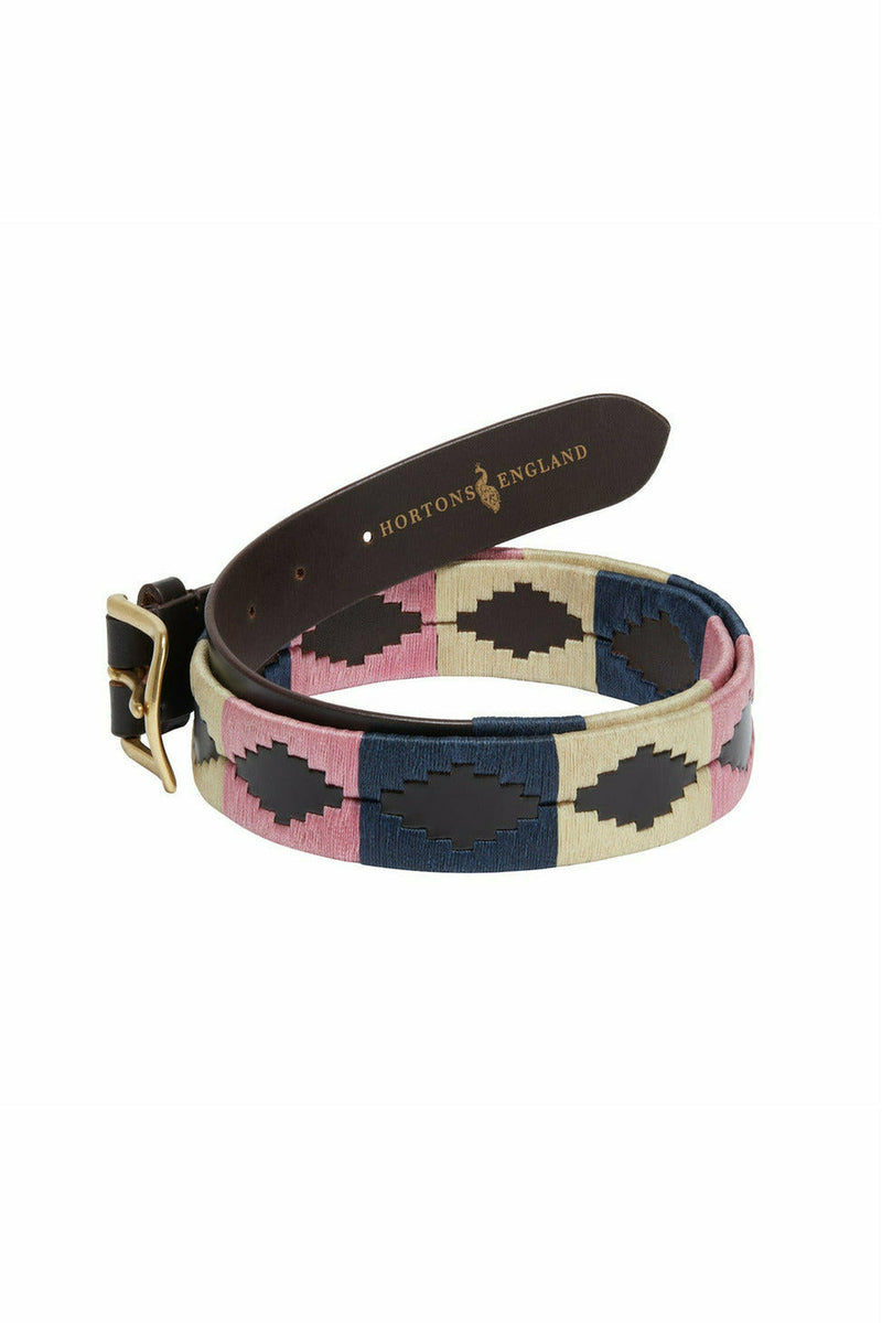 Pink shop polo belt