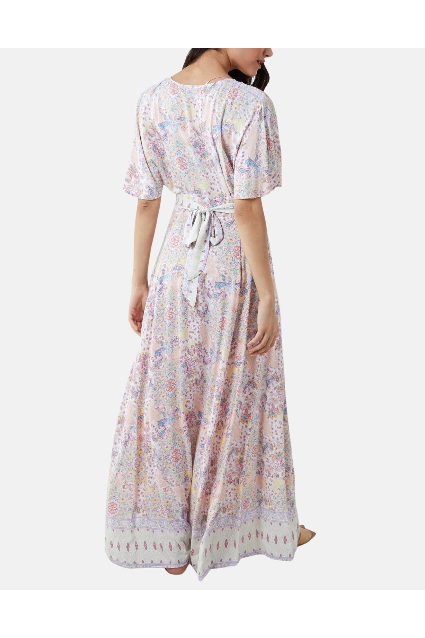 Paisley Long Dress Pink