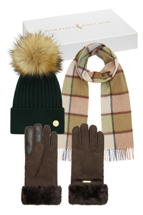 The Woodland Gift Box: Hat, Glove & Scarf