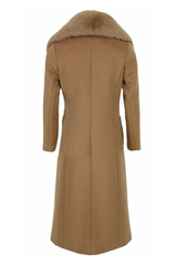SAMPLE Windsor Cashmere Coat Tan Size 12, 14, 18
