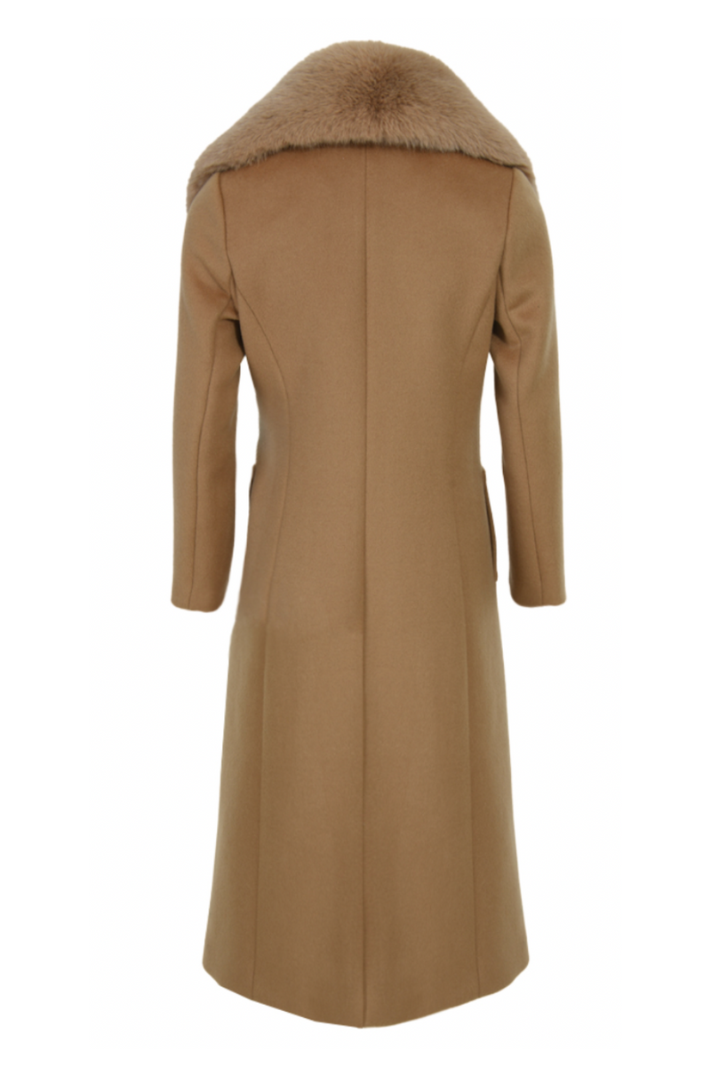 Windsor Cashmere Coat Tan