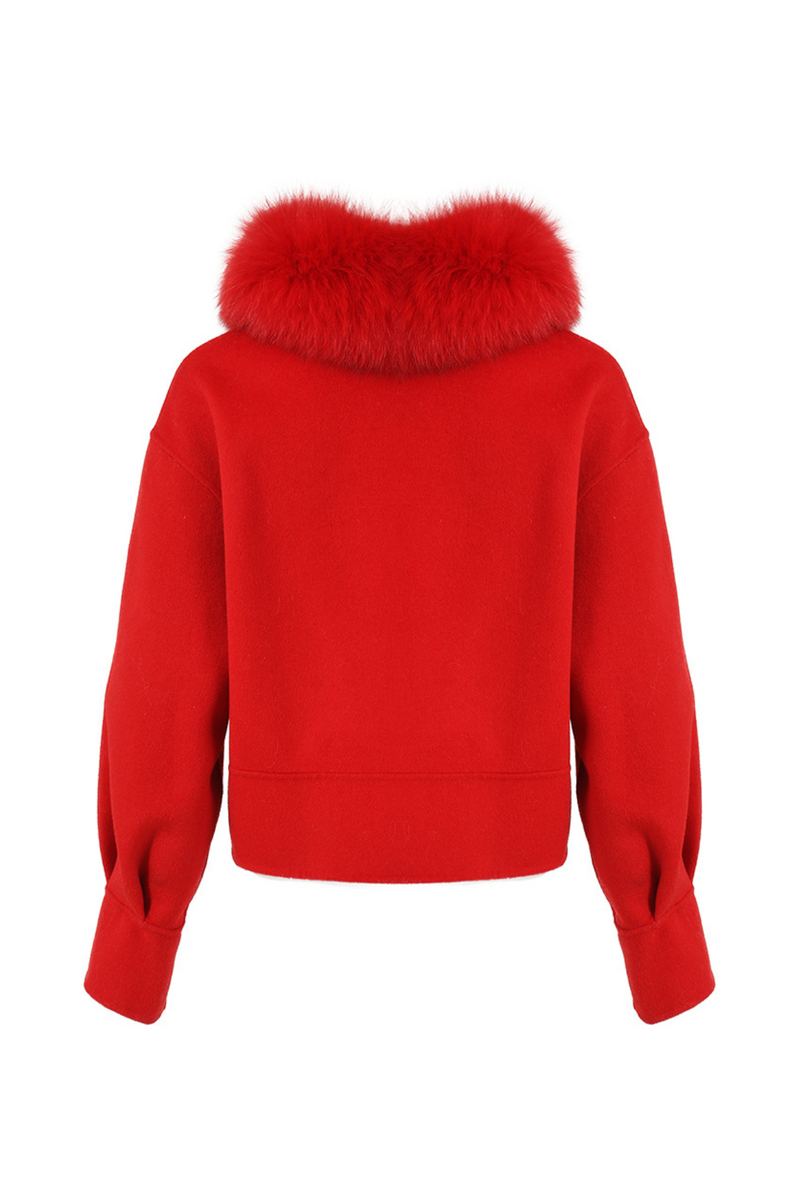 Hampstead Cashmere Jacket Red