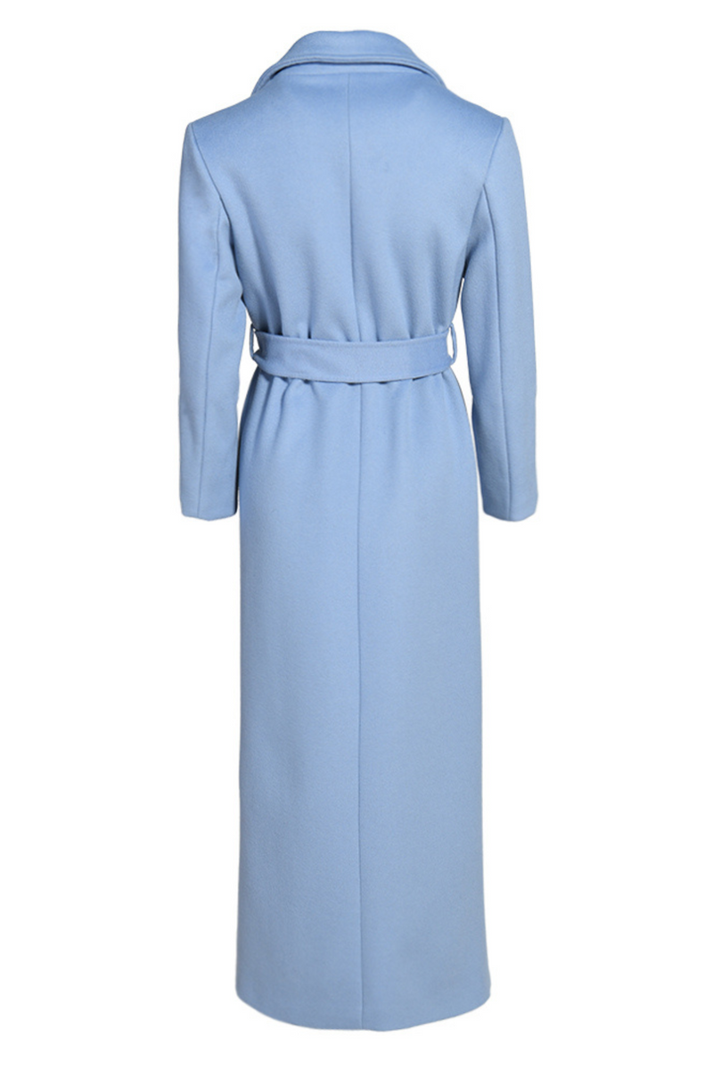 Mayfair Cashmere Coat Powder Blue