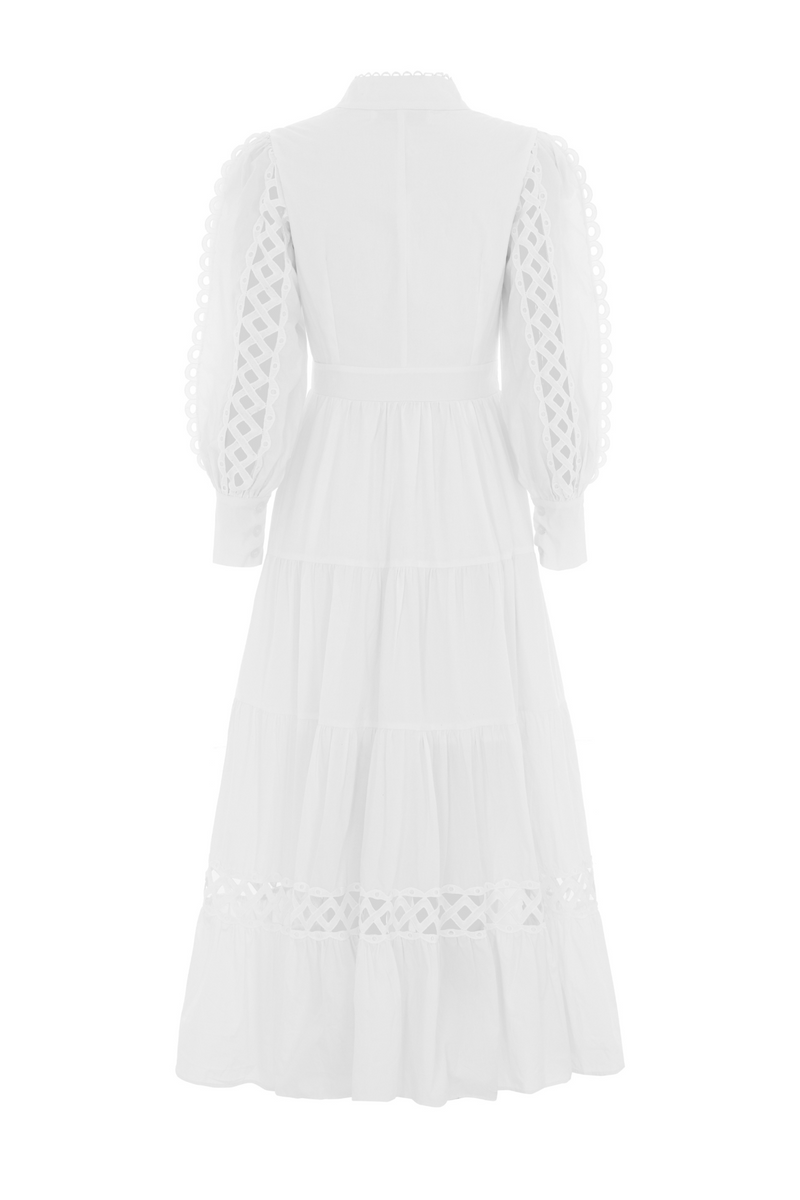 The Hurlingham Maxi Dress White