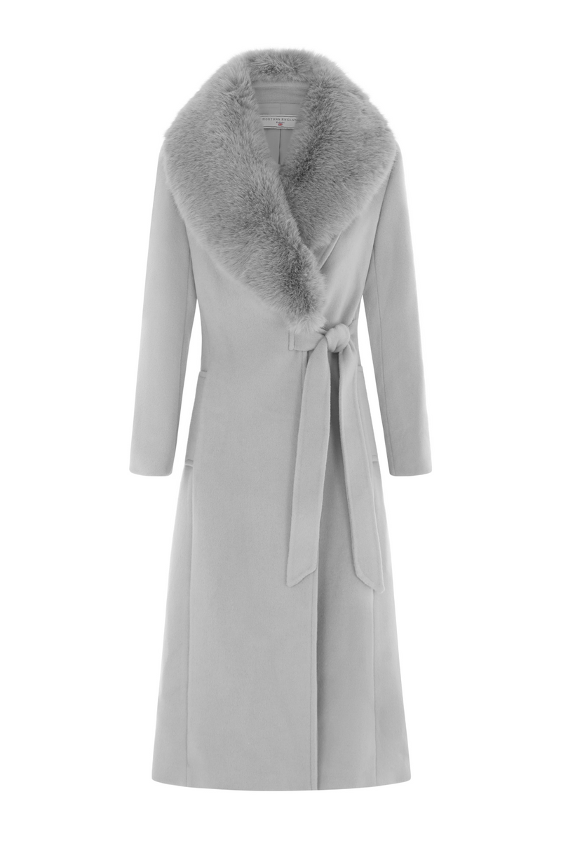 Windsor Cashmere Coat Grey – Hortons England