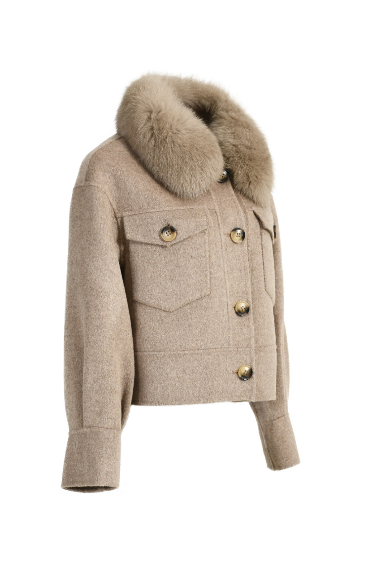 Hampstead Cashmere Jacket Fawn