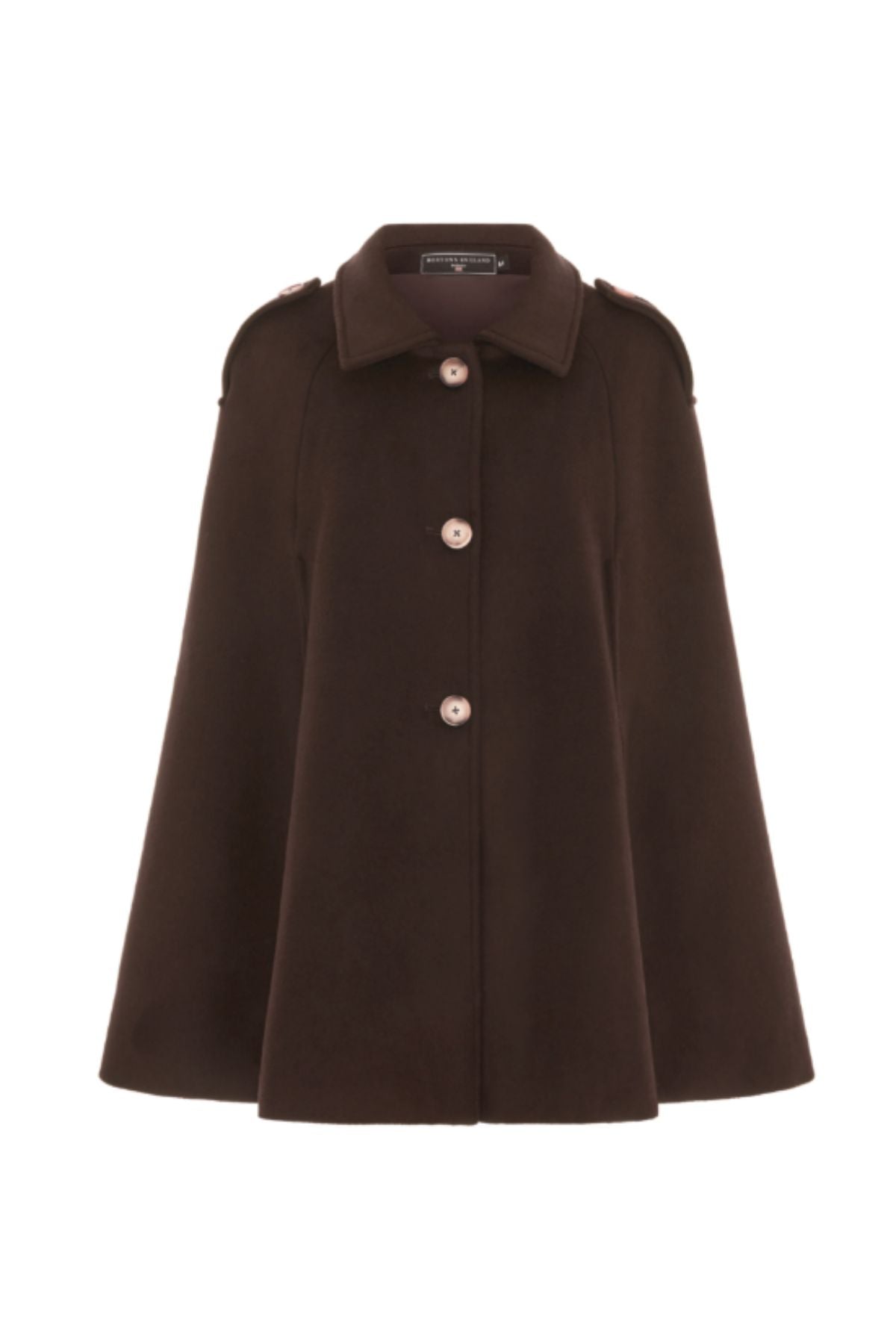 The Tetbury Cape Chocolate Brown