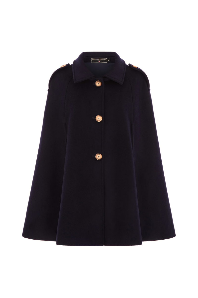 The Tetbury Cape Black