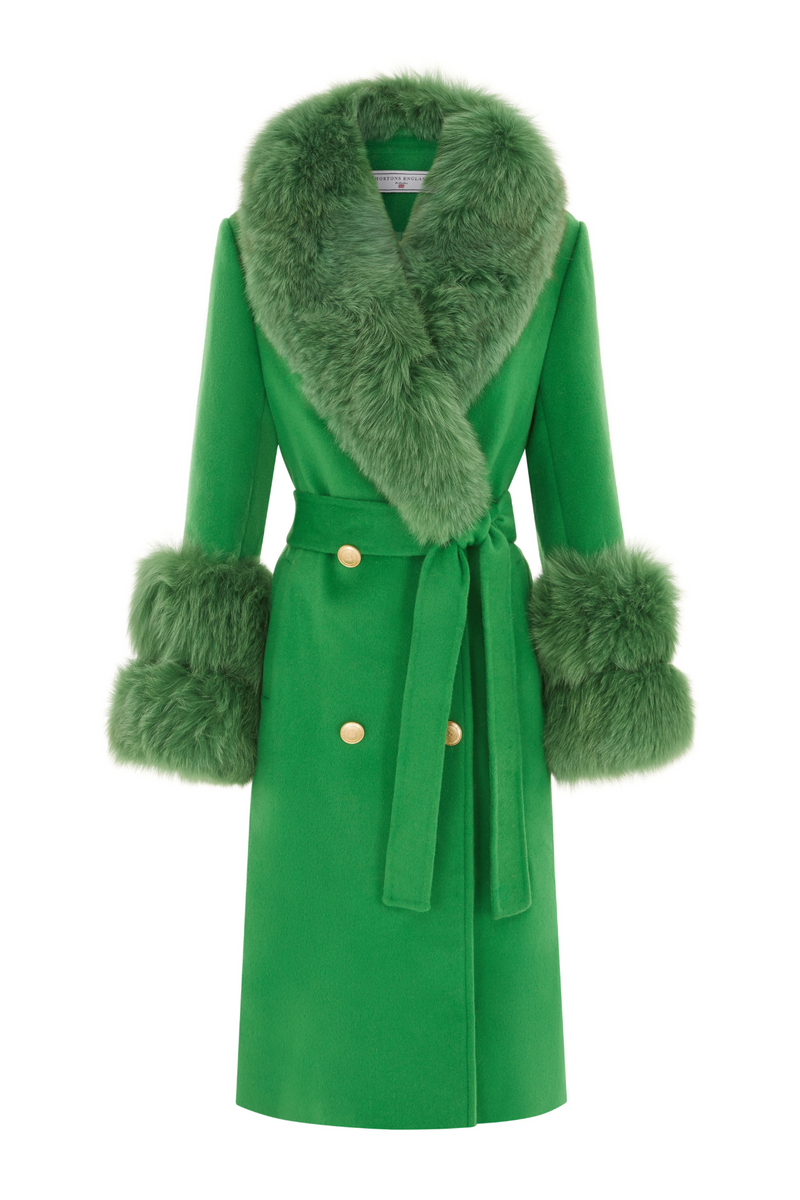 Belgravia Cashmere Coat Green