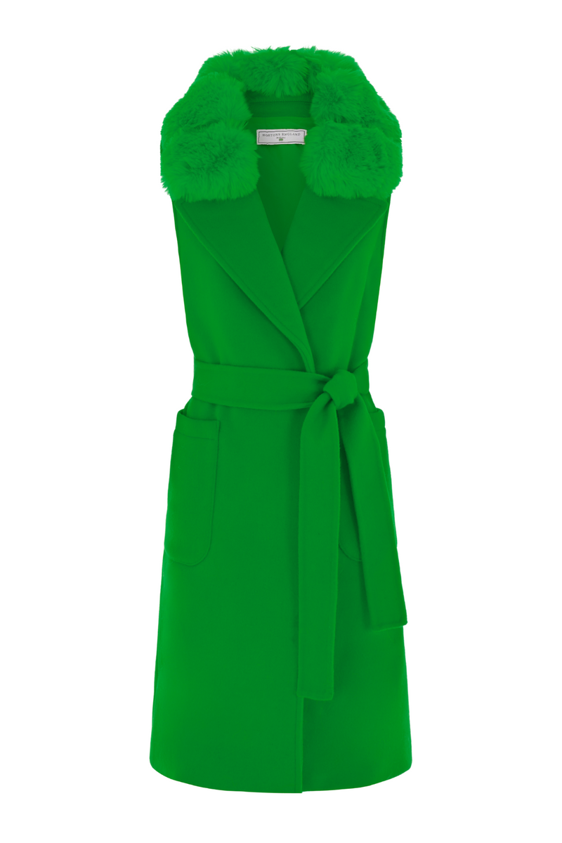 Belgravia Cashmere Coat Green