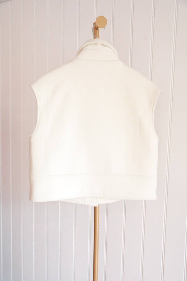 Cashmere Gilet Cream - Size 12