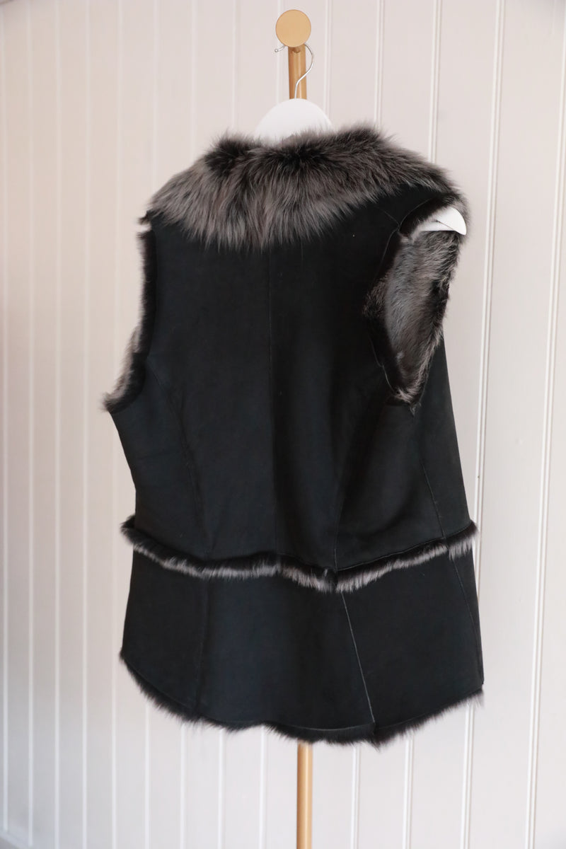 Toscana Gilet Black / Grey - size 10