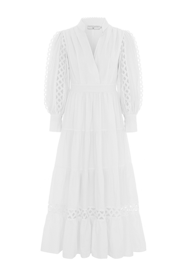 The Hurlingham Maxi Dress White